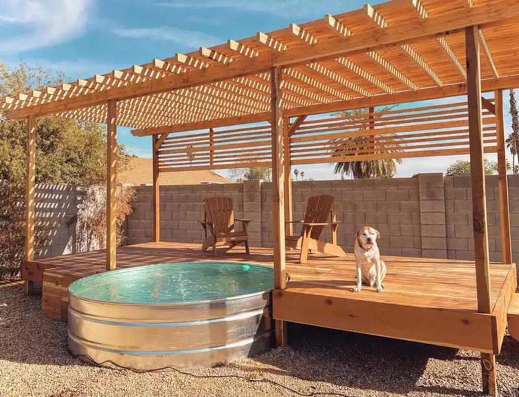 41 Stock Tank Pool Ideas to Stay Cool This Summer