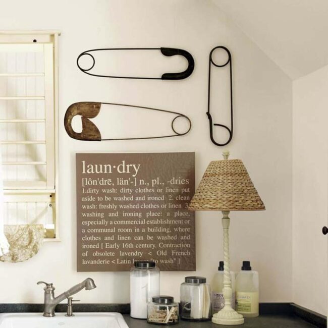 Safety Pin Wall Art