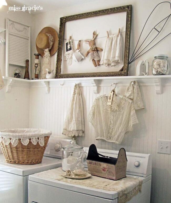 Antique Lace Laundry Room