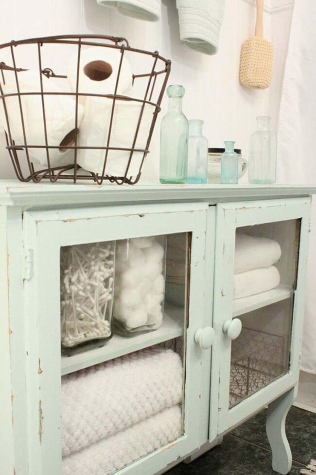 Glass Cabinet Storage