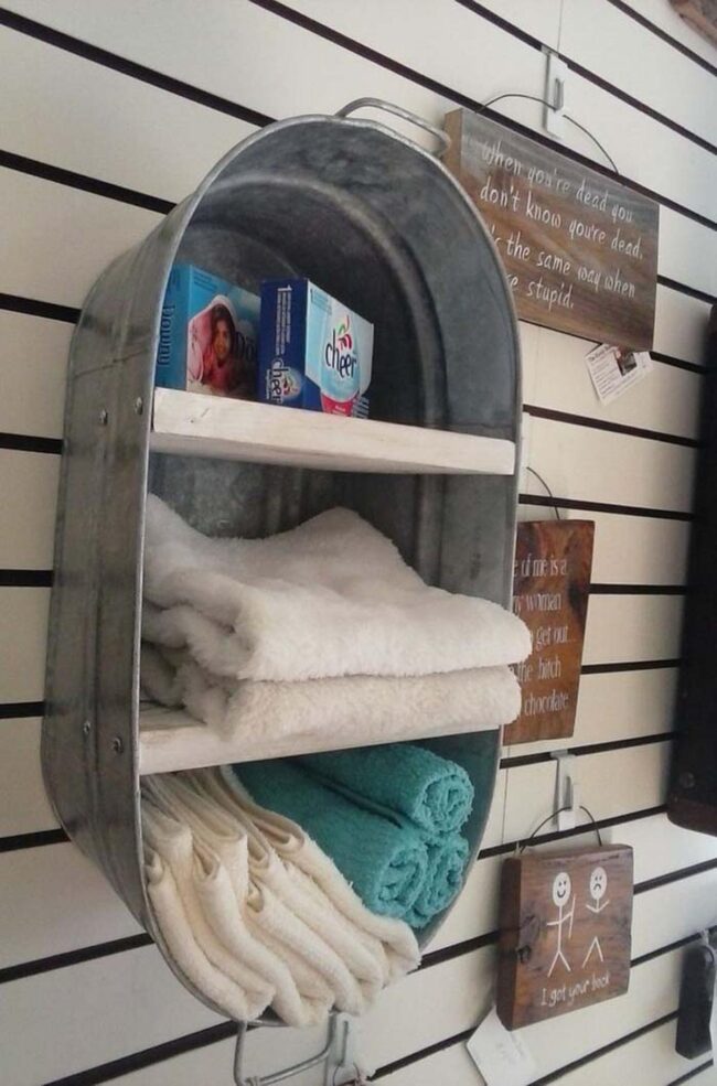Bucket Bathroom Organizer
