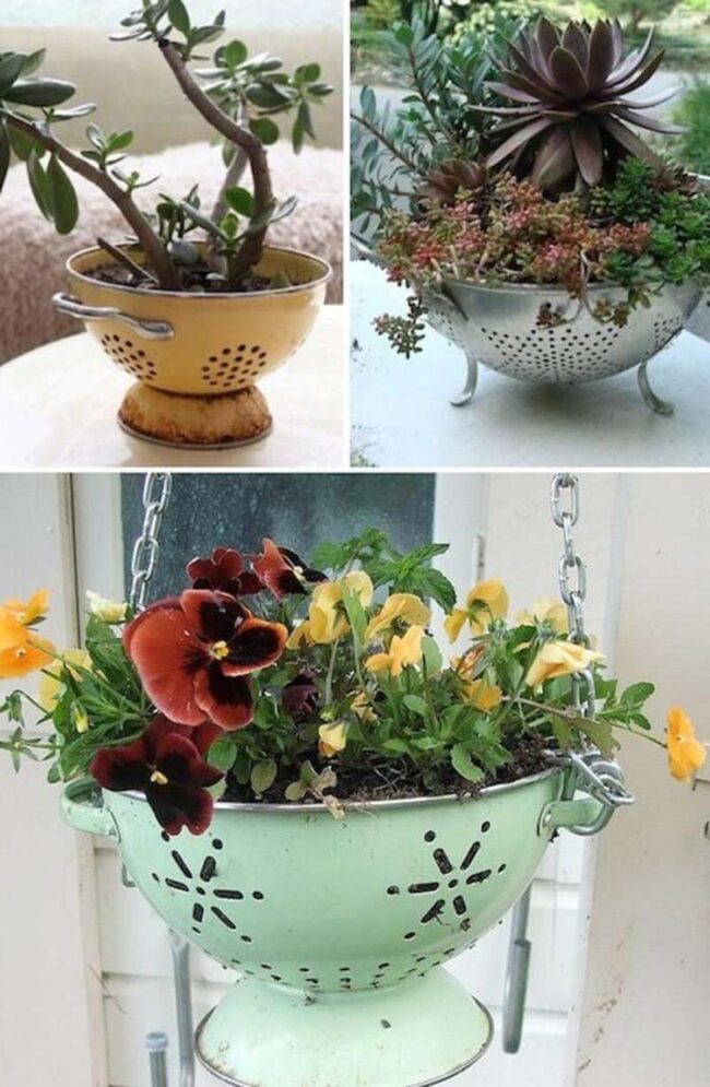Farmhouse Colander Pots