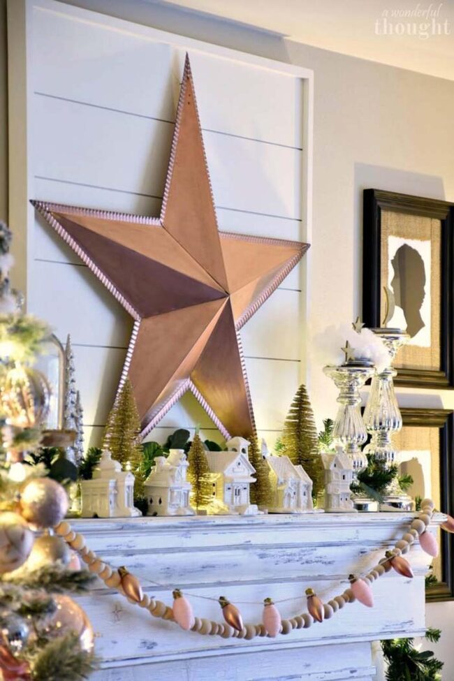 Vintage Village Holiday Display