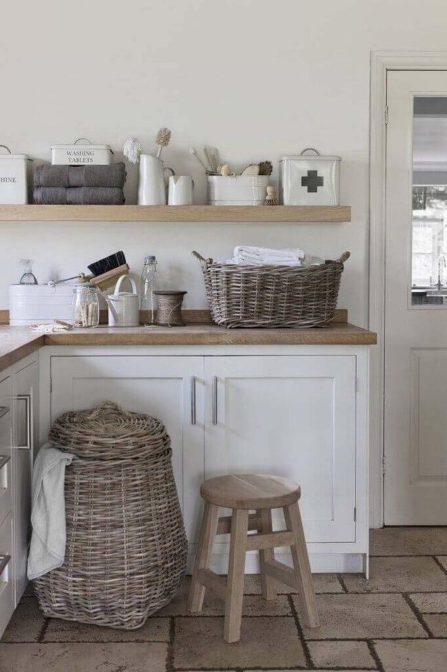 White and Grey Decor Accents