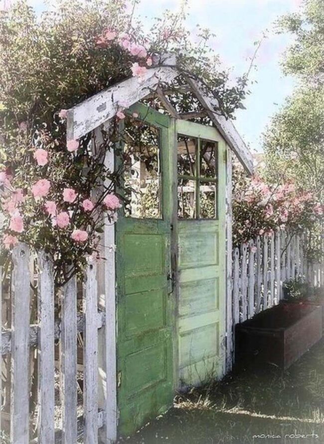 Wooden Gate Entrance