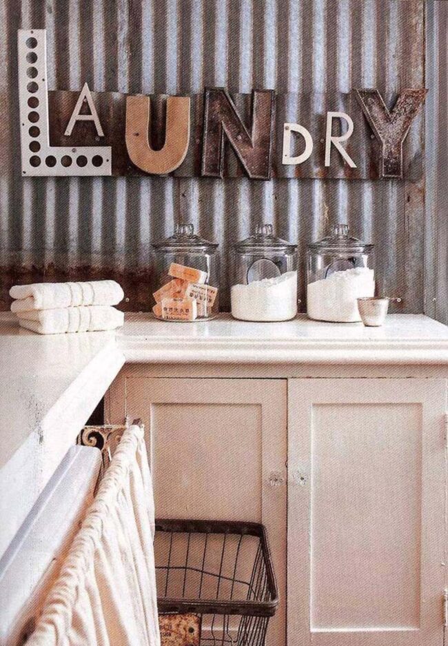 Upcycled Funky Wall Sign