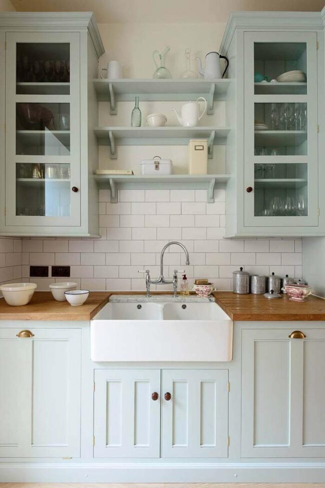 Pretty Pastel Cottage Kitchen