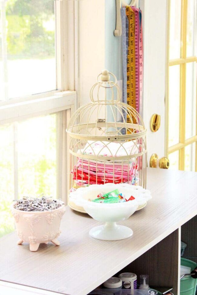 Birdhouse Fabric Holders
