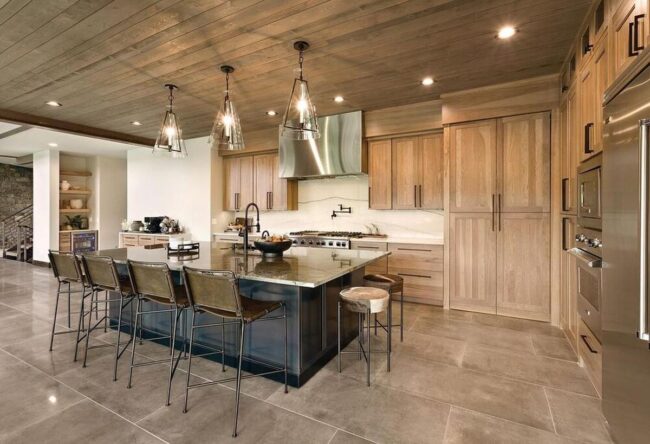 Depth in Hickory Cabinets
