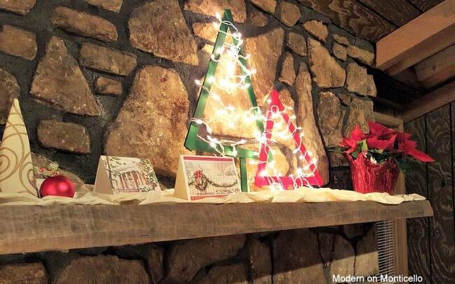 Illuminated Festive Tree Cutouts