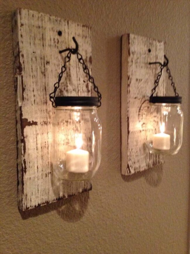 Retro Wooden Sconce Ideas