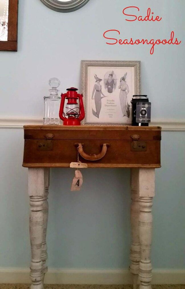 Suitcase Table Craft