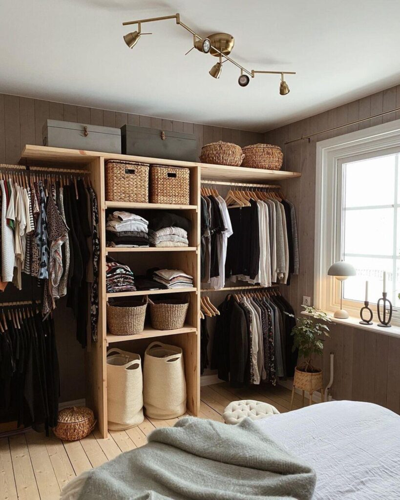 18 Clever Open Closet Ideas for Easy Outfit Selection