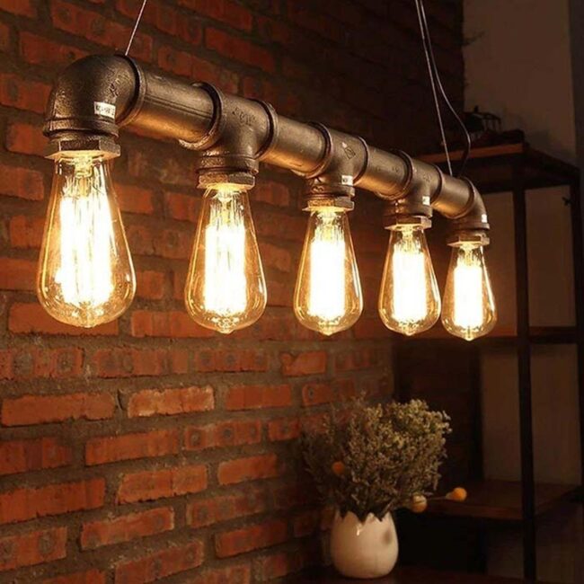 Add Industrial Flair with Ceiling Pendant Lighting