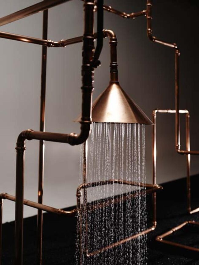 Make a Statement with a Copper Shower Head
