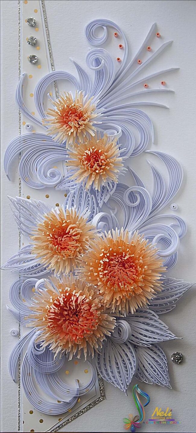 Pastel Floral Quilling Cards