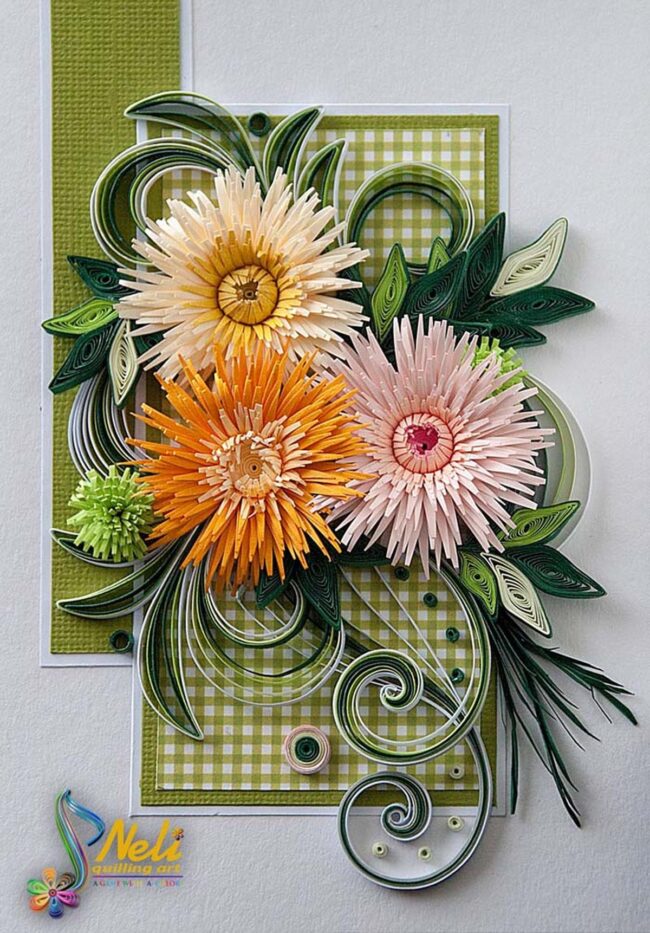 Pastel Floral Quilling Delight