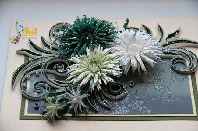 Crisp White Flowers in Lush Green