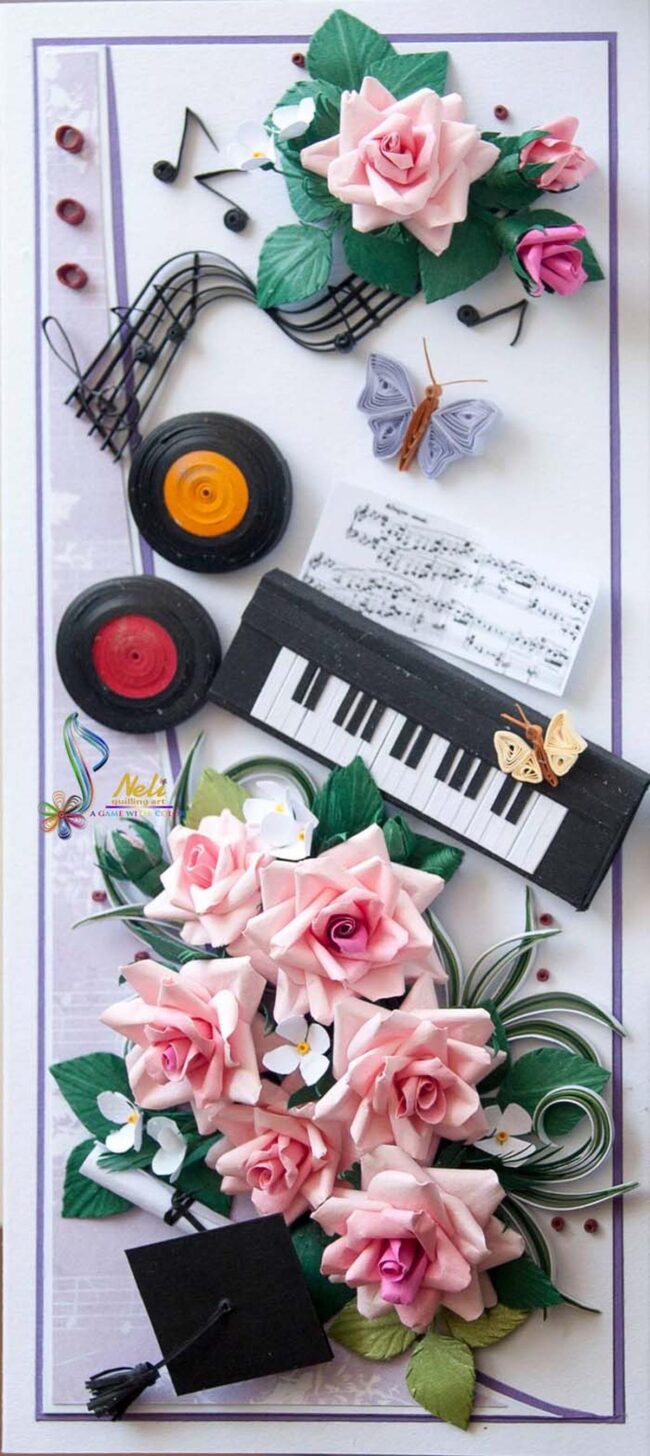 Pink Whimsy with Musical Elegance