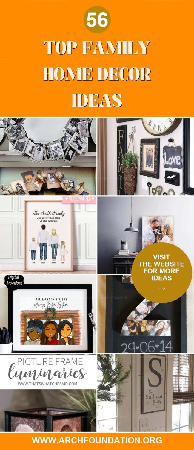 56 Best Family Home Decor Ideas to Add Style