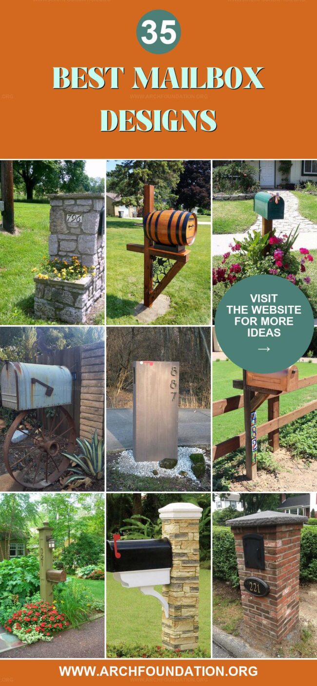 35 Cool Mailbox Designs to Wow Your Visitors