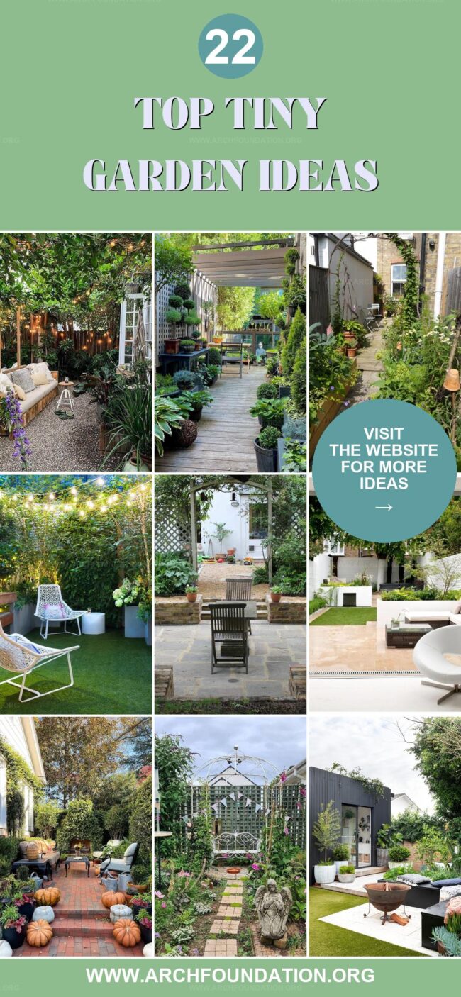 22 Top Tiny Garden Ideas with Big Impact