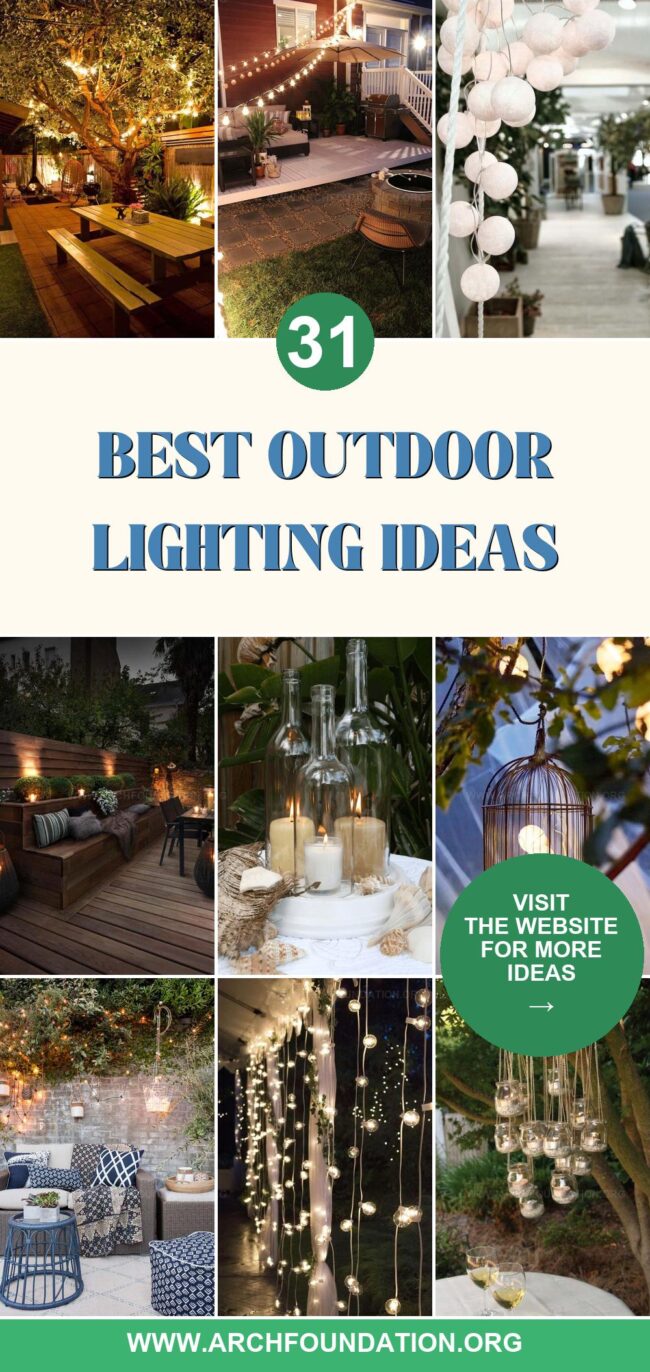 31 Beautiful Outdoor Lighting Ideas for Your Garden