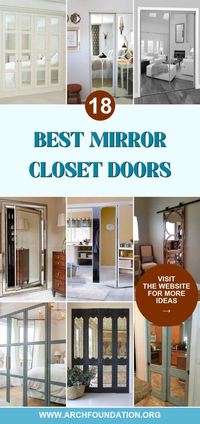 18 Stylish Mirror Closet Door Ideas for Every Room