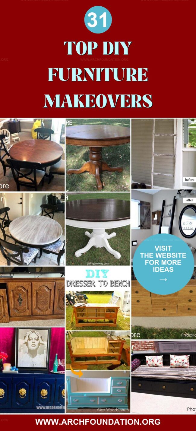 31 Innovative DIY Furniture Makeover Ideas