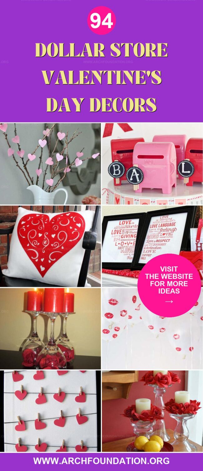 94 Budget-Friendly Dollar Store Valentines Day Decors