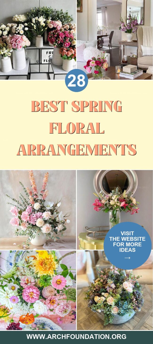 28 Spring Floral Arrangements to Brighten Your Home