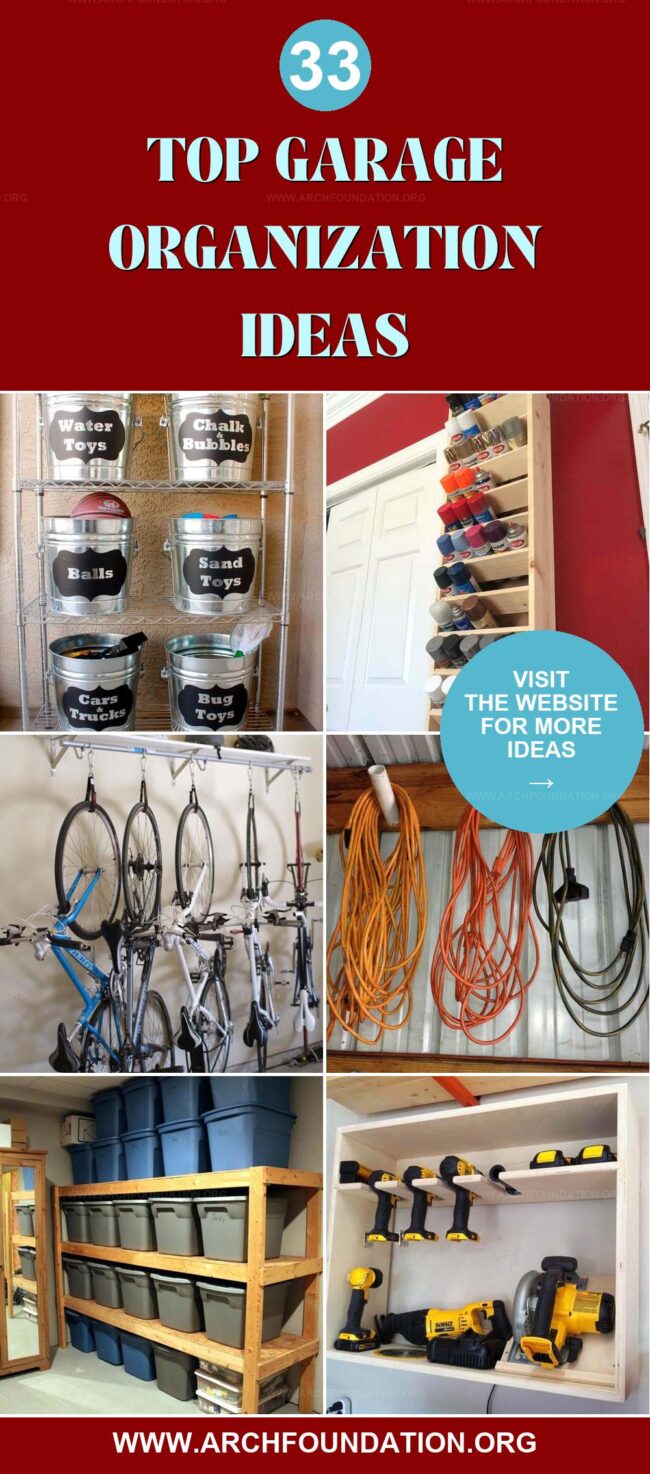 33 Easy Garage Organization Ideas
