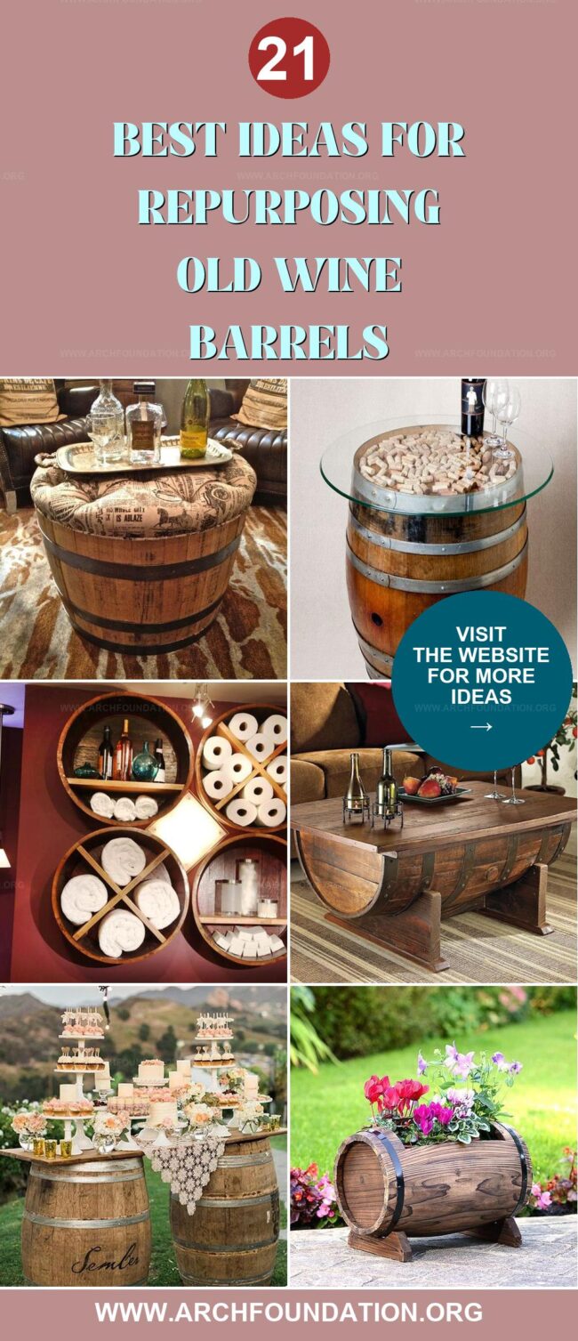 21 Amazing Ideas to Transform Old Wine Barrels into Something New
