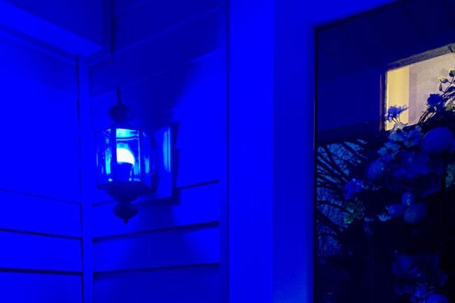 Blue Porch Light Image 2