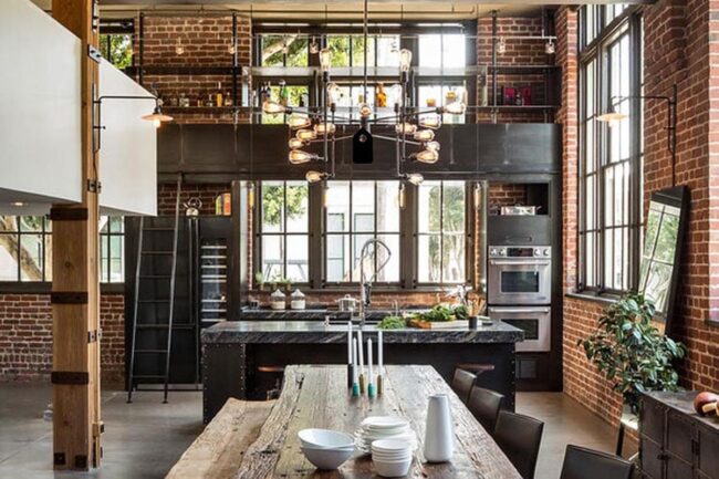 Attractive Industrial-Style Interior Colors