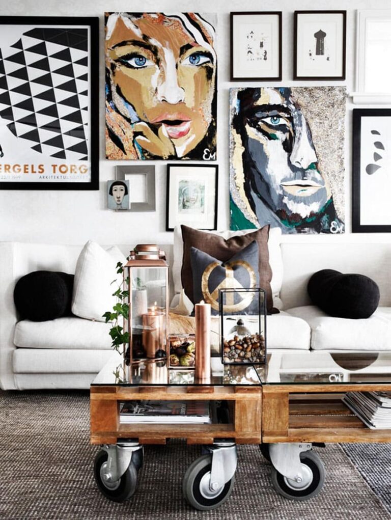 View of Vintage Solid Wood Drop-Leaf Dining Set - AptDeco