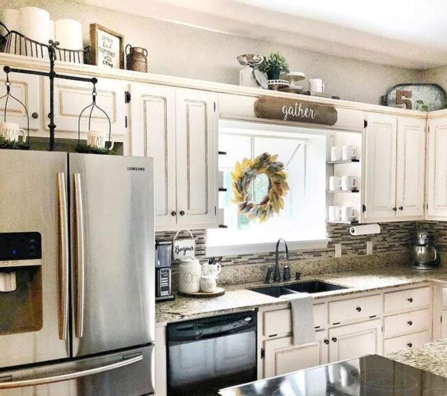 Tastefully Decorate Your Cabinet Tops