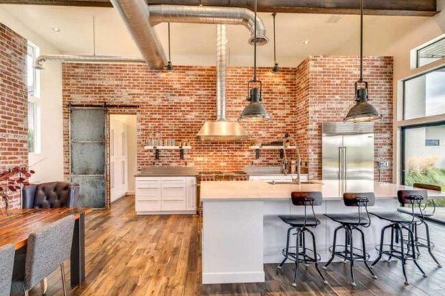 Stylish Industrial-Style Flooring