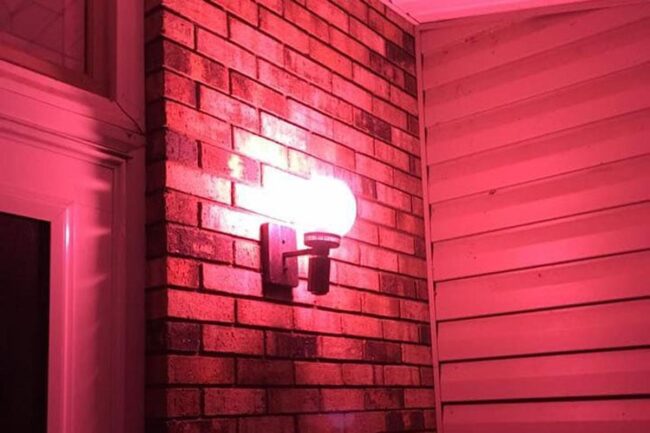 Pink Porch Light Image 2