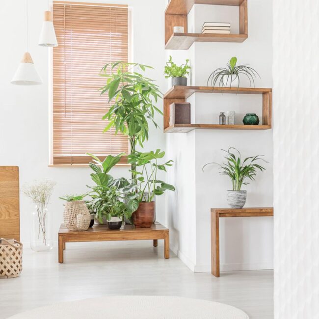 Wooden Rectangular Floating Shelves