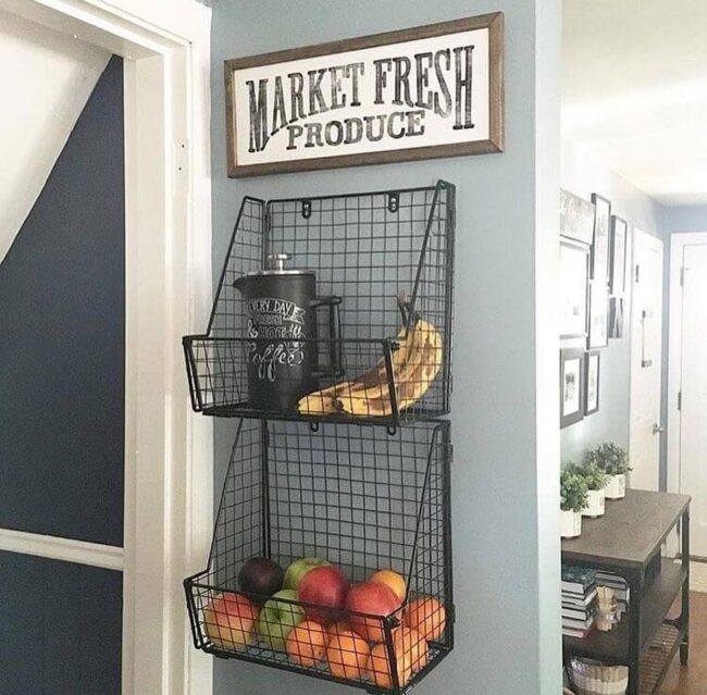 Playful Display with Produce Baskets
