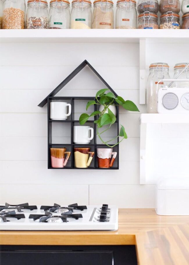 Perk Up Your Mornings with A Cheerful Mug Display