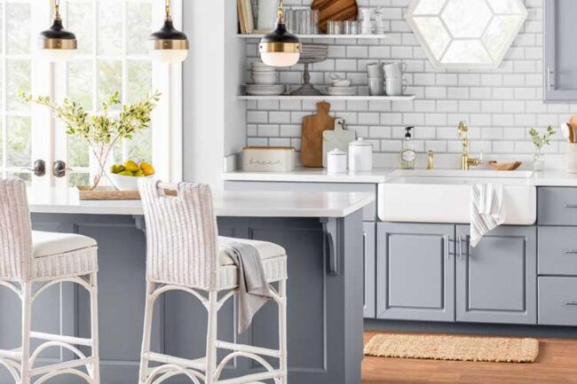 Add Dimension with A Beveled Backsplash