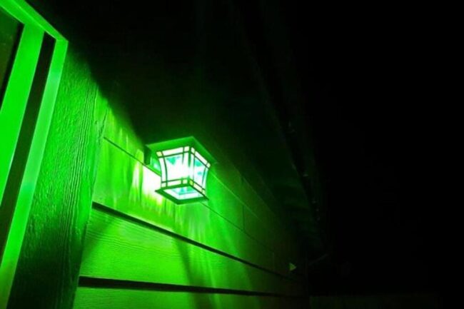 Green Porch Light Image 1