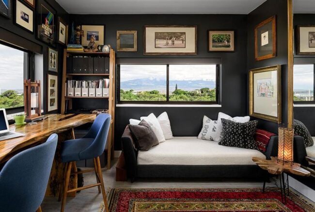 Put A Cozy Daybed in A Home Office