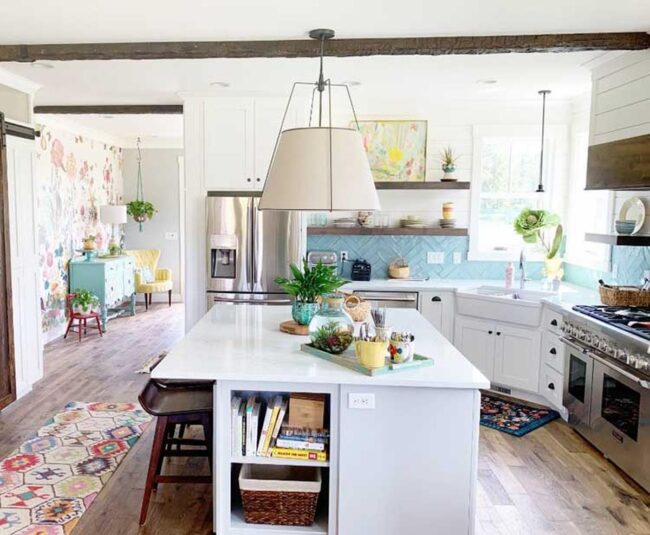 Liven Up A Kitchen with A Pop of Color