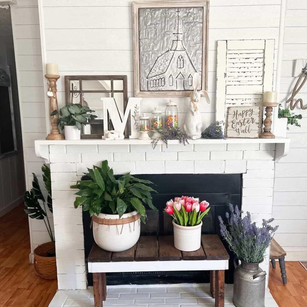 30 Spring Fireplace Decor Ideas to Warm Up Your Space -Architectural ...