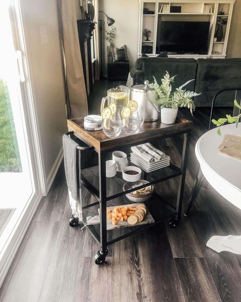 20 Living Room Bar Cart Ideas for Stylish Entertaining -Architectural ...