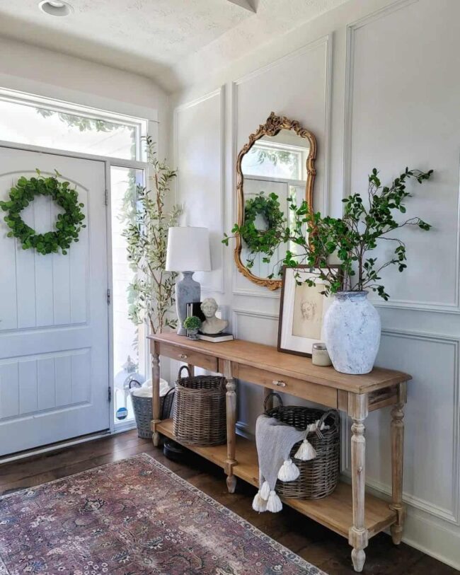 Decor Inspiration for a Cottage Entryway Table
