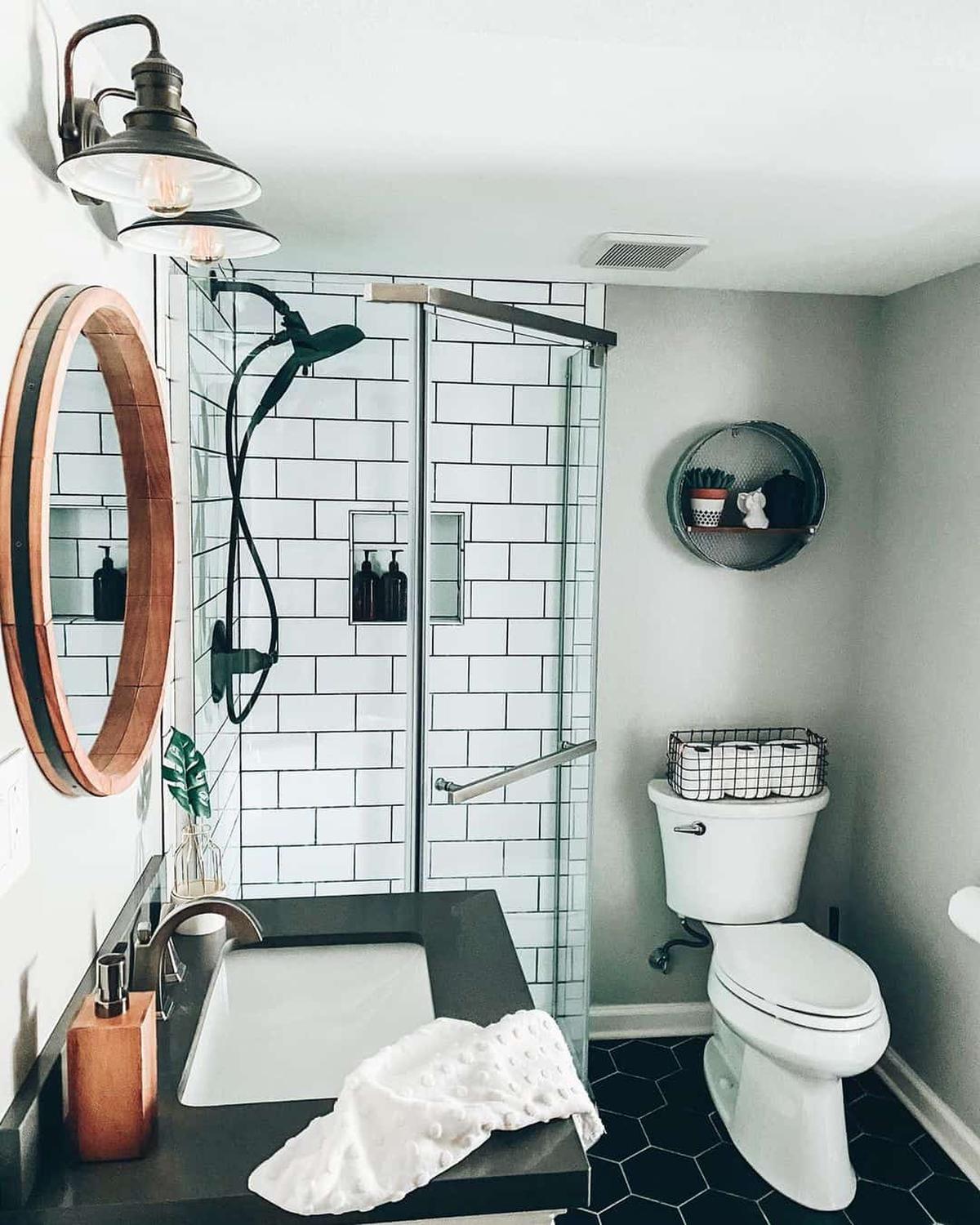 12 Stunning Black Bathroom Countertop Ideas for a Bold Look ...